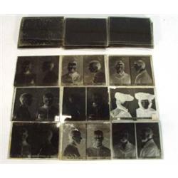 Selection of late Victorian glass slides of prisoners…