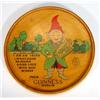 Circular wooden Guinness advertising plaque, hand painted with an Irish leprechaun, 32cm diameter…