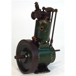 Miniature green painted commercial gas engine…