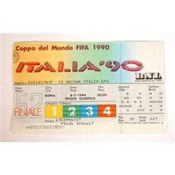 Italia 1990 World Cup Final ticket…