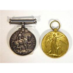 World War I military medal group comprised War medal and Victory medal awarded to Pte. M. I. Smit…