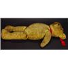 Image 1 : Large straw filled teddy bear with jointed arms and legs and squeaker, 75cm high…