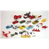 Image 1 : Tray of assorted Corgi and Dinky toys including racing cars, Austin A60 steerer car, etc…