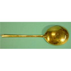 Georgian gold coloured spoon, WF London, 1774…