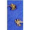 Image 1 : Small pair of gold Cupid earrings…