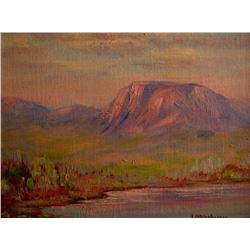 Lodierberder, Oil on Board,