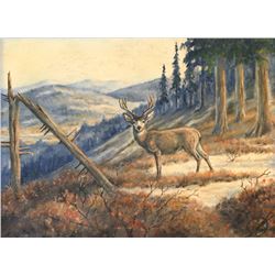 John W. Kyes, Oil on Canvas,
