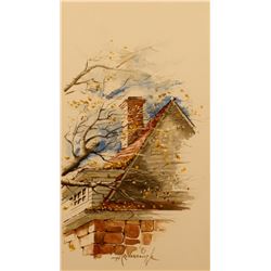 Louis Archambault Jr.(1945-), Watercolor