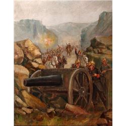 Unknown Artist, Oil on Art Board,