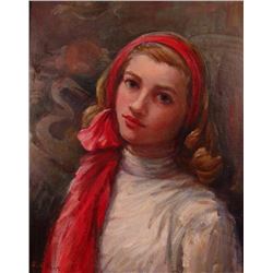 E. M. Hentz, Oil on Art Board,