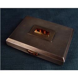 Sterling Silver Box with 14K Gold,