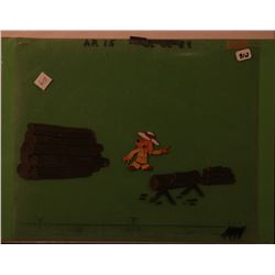 Original Hand Painted Cartoon Production Cel,