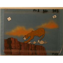 Original Hand Painted Cartoon Production Cel,