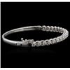 Image 2 : 14KT White Gold 1.33ctw Diamond Bracelet