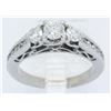 Image 1 : 1.00ctw Diamond Ring - 14KT White Gold