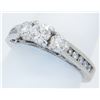 Image 4 : 1.00ctw Diamond Ring - 14KT White Gold