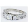 Image 6 : 1.00ctw Diamond Ring - 14KT White Gold