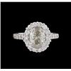 Image 2 : 2.77ctw Diamond Ring - 14KT White Gold
