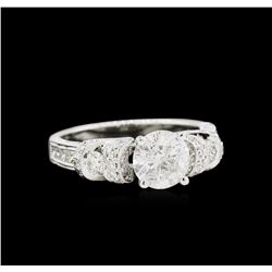 1.80ctw Diamond Ring - 18KT White Gold