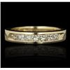 Image 1 : 14KT Yellow Gold 0.57ctw Diamond Ring