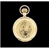 Image 1 : Waltham 14KT Yellow Gold Hunter Style Pocket Watch