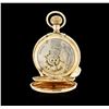 Image 5 : Waltham 14KT Yellow Gold Hunter Style Pocket Watch