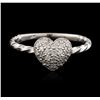 Image 2 : 14KT White Gold 0.30ctw Diamond Ring
