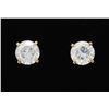 Image 5 : 1.70ctw Diamond Stud Earrings - 14KT Yellow Gold