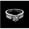 Image 2 : 1.22ctw Diamond Ring - Platinum