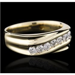 14KT Yellow Gold 0.75ctw Diamond Ring