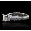Image 1 : 18KT White Gold EGL Certified 1.93ctw Diamond Ring