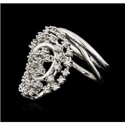 14KT White Gold 0.62ctw Diamond Ring