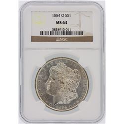 1884-O NGC MS64 Morgan Silver Dollar