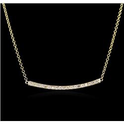 14KT Yellow Gold 0.84ctw Diamond Necklace