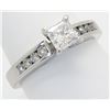 Image 5 : GIA Certified 1.00ctw Diamond Ring - 14KT White Gold