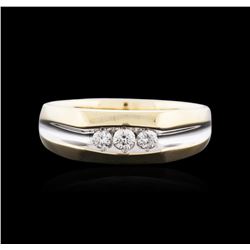 14KT Two-Tone Gold 0.30ctw Diamond Ring