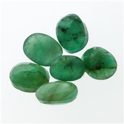 6.89cts. Oval Cut Natural Emerald Parcel