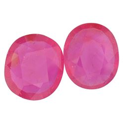 12.96ctw Oval Mixed Ruby Parcel