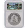 Image 2 : 2012 NGC Graded MS70 $1 American Silver Eagle Silver Coin