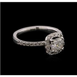 14KT White Gold 1.06ctw Diamond Ring