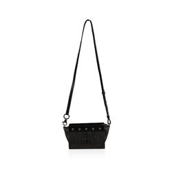 Designer Alexander Wang Convertible Black Python Pelican Sling Bag