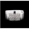 Image 2 : 0.46ctw Diamond Ring - 18KT White Gold