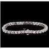 Image 3 : 14KT White Gold 5.33ctw Diamond Bracelet