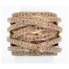 Image 1 : 1.50ctw Chocolate Diamond Ring - 14KT Rose Gold