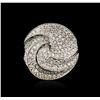 Image 3 : 18KT White Gold 2.23ctw Diamond Ring