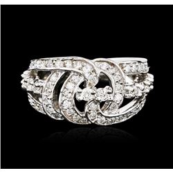 14KT White Gold 0.80ctw Diamond Ring