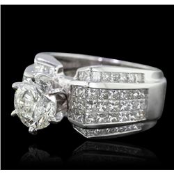 18KT White Gold 4.35ctw Diamond Ring