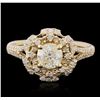 Image 2 : 14KT Yellow Gold 1.44ctw Diamond Ring