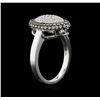 Image 3 : 0.65ctw Diamond Ring - 14KT White Gold