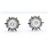 Image 1 : 0.31ctw Diamond Earrings - 14KT White Gold